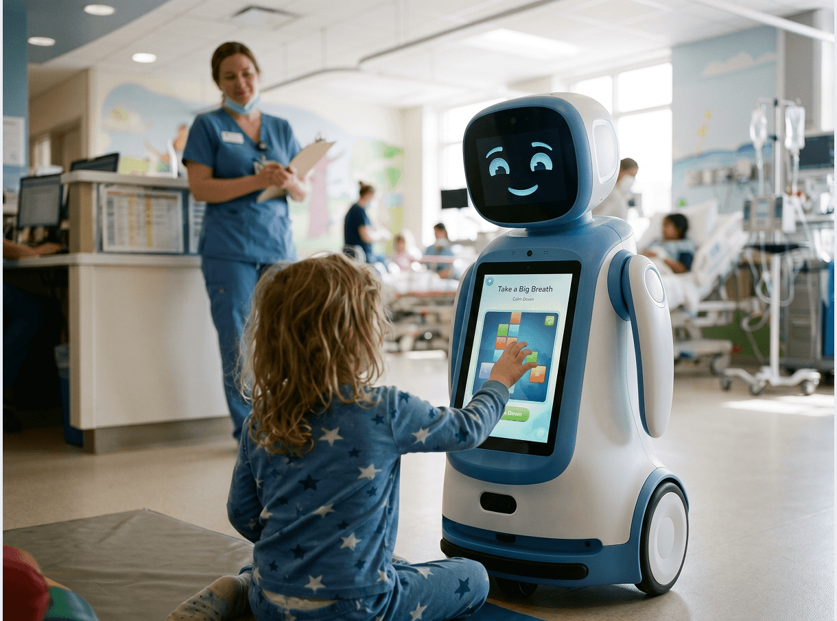 SAR robot in pediatric care